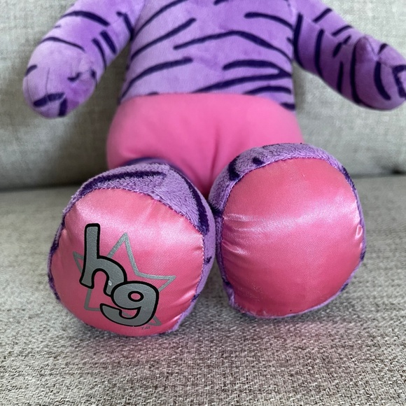 Build A Bear Honey Girl Teegan Purple Tiger Pink Leather Jacket Dress - Picture 5 of 10